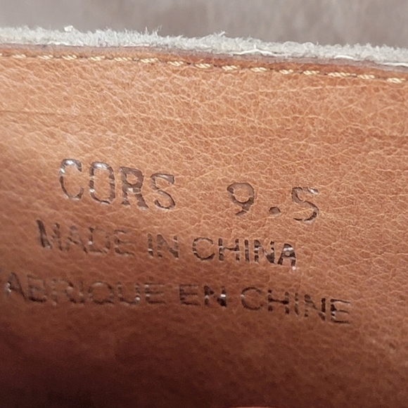 Jeffrey Campbell Cors Peep Toe Chunky Heel Tan Suede Bootie Women’s Size 9.5 - Picture 3 of 16